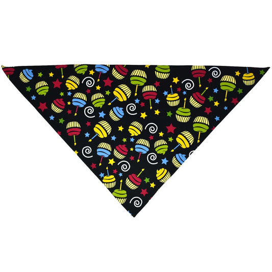 Hot Dog Collars - Birthday Cupcakes Dog Bandana