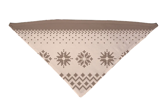 Hot Dog Collars - Nordic Snowflakes Dog Bandana