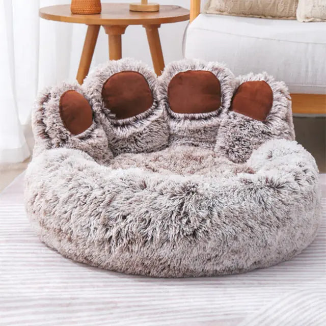 Pet Bear Paw Shape House Bed - Pet Beds - Mimarta