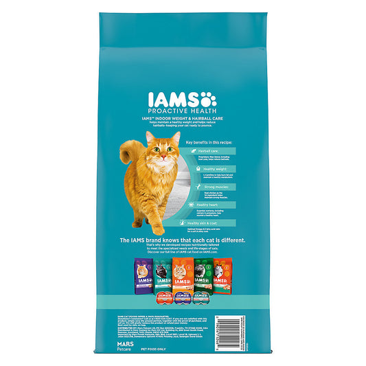 Iams Proactive Health Indoor Weight & Hairball Dry Cat Food (3.5lb)