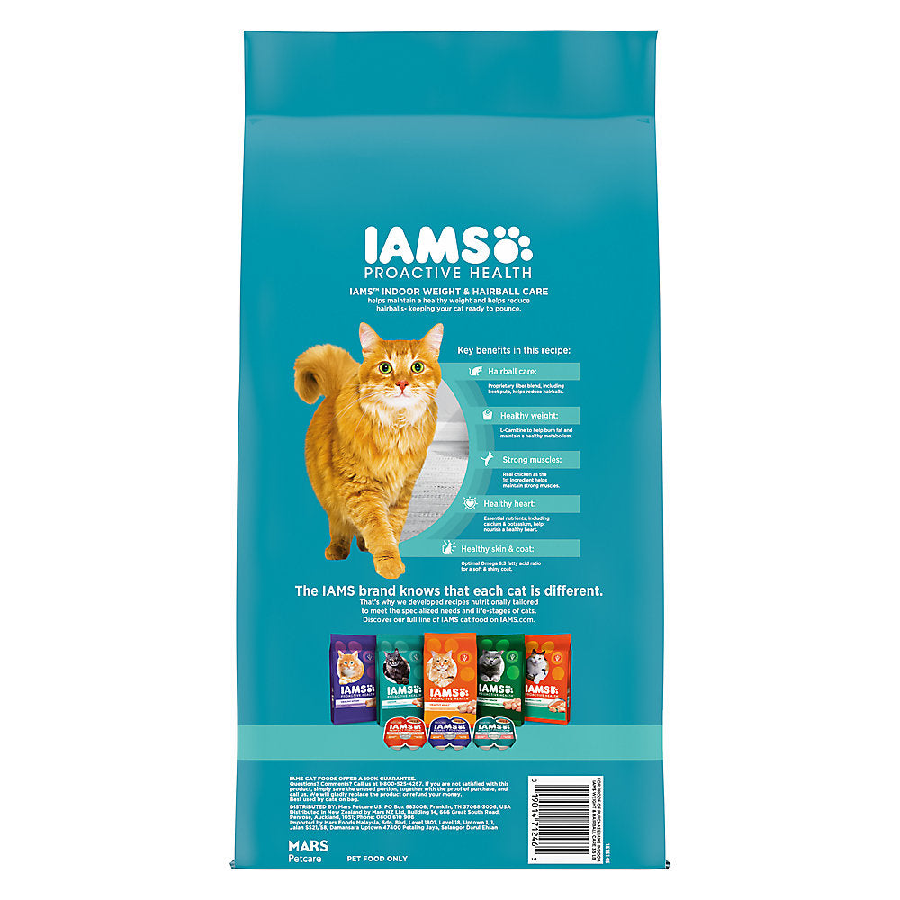 Iams Proactive Health Indoor Weight & Hairball Dry Cat Food