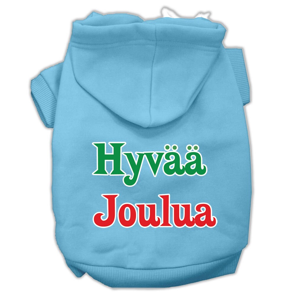 Dog Hoodie Hyvaa Joulua Festive Comfort Pet for Festive