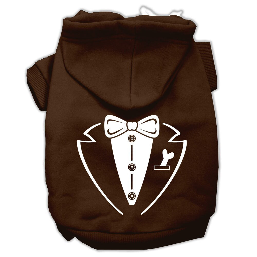 Dog Hoodie Sophisticated Tuxedo Style for Royal Events Pet