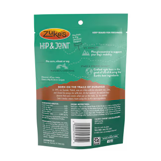 Zuke’s Adult Hip & Joint Peanut Butter Recipe Dog Treats - Soft Dog Treats - The Family Pet