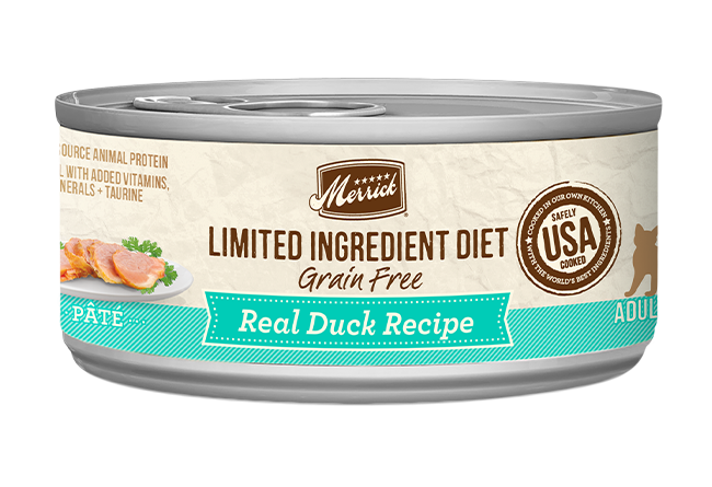 Merrick Limited Ingredient Diet Grain Free Duck Wet Cat Food (5oz) - Wet Cat Food - The Family Pet