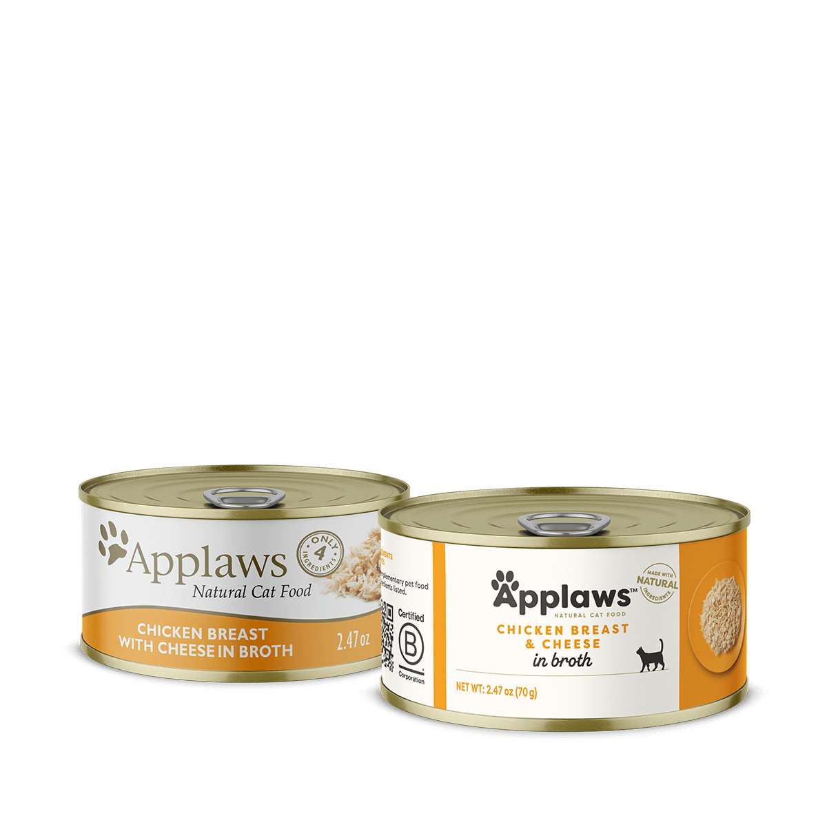 Applaws Adult Chicken Breast and Cheese in Broth Wet Cat Food (2.47oz) - Wet Cat Food - The Family Pet