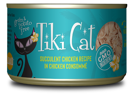 Tikicat All Life Stages Puka Puka Luau Chicken (2.8oz) - Tikicat Wet Cat Food - The Family Pet