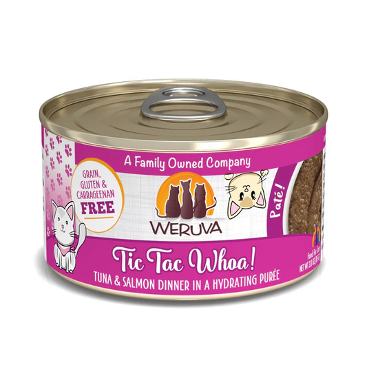 Weruva Adult Tic Tac Woah! Pate Cat Food (3oz) - Wet Cat Food - The Family Pet