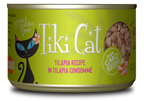 Tikicat All Life Stages Kapi'Olani Luau Tilapia (2.8oz) - Tikicat Wet Cat Food - The Family Pet