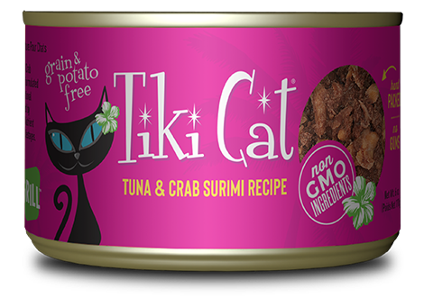 Tikicat All Life Stages Lanai Grill Tuna and Crab Surimi (2.8oz) - Tikicat Wet Cat Food - The Family Pet