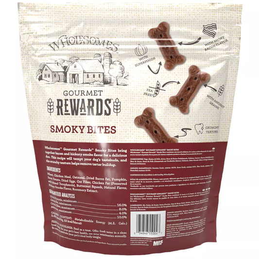 Wholesomes Adult Smoky Bites Dog Treats 3Lb Dog Treats