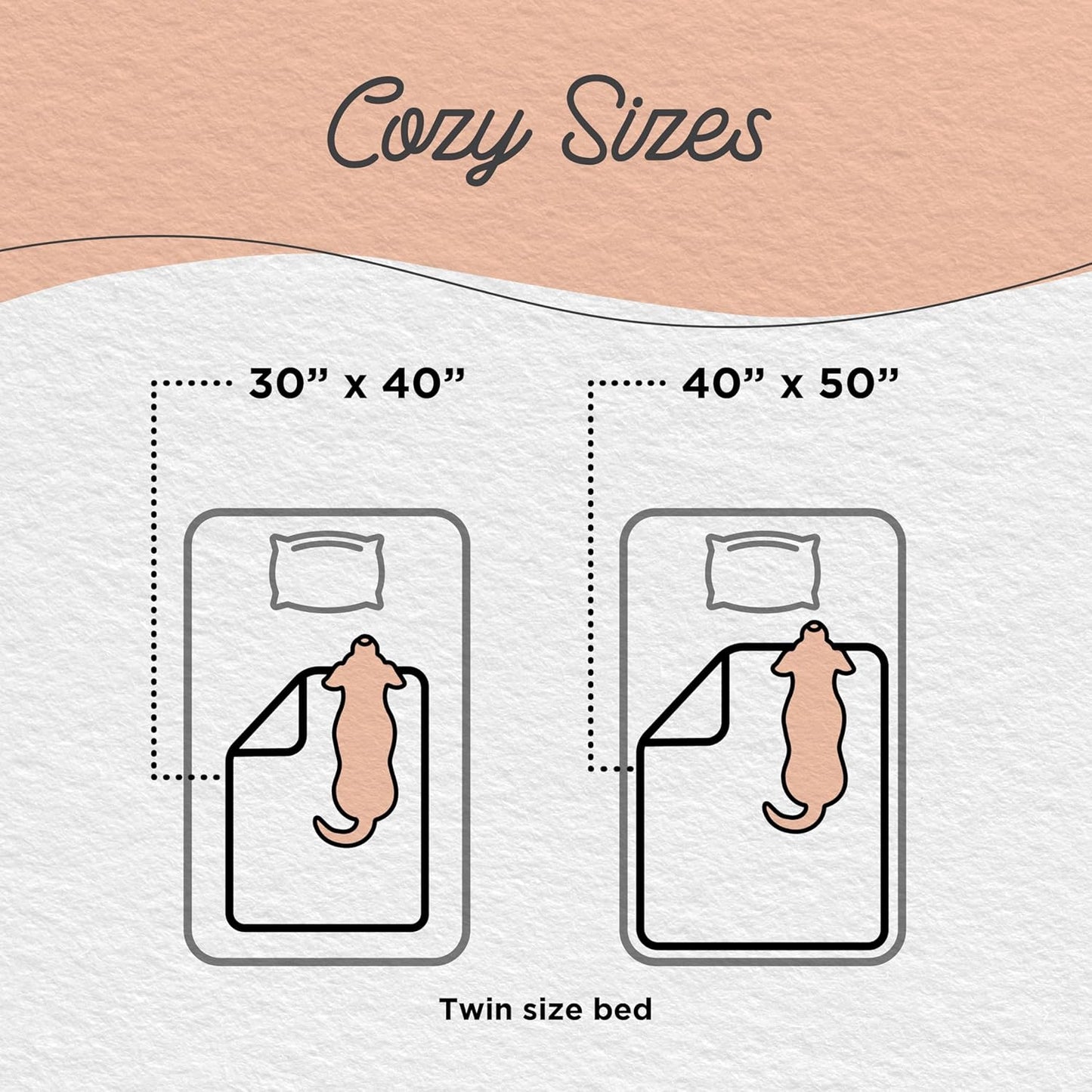 Best Friends by Sheri Blanket Shag Taupe 40x50 - Dog Blanket - The Family Pet