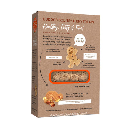 Buddy Biscuits Crunchy Teeny Treats Peanut Butter (8oz) - detail view