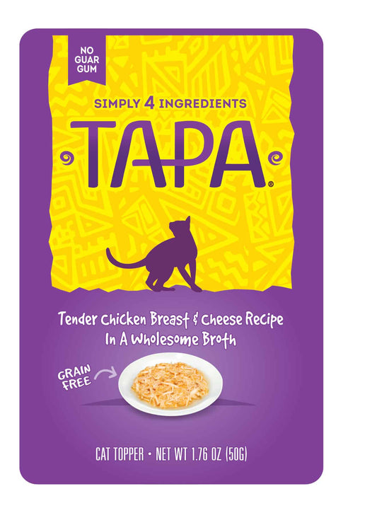 Tapa Chicken and Cheese Cat Food Toppers (1.76oz) - Cat Food Topper - The Family Pet