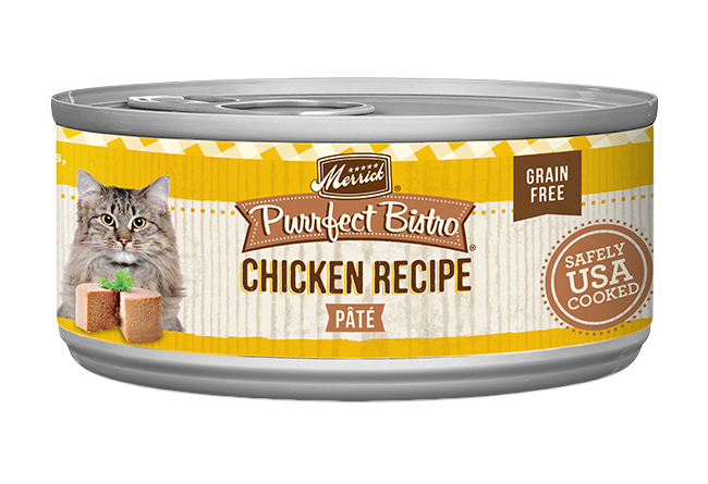 Merrick Purrfect Bistro Grain Free Adult Chicken Pate Cat Food (3oz) - Merrick Wet Cat Food - The Family Pet