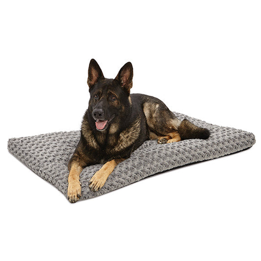 Ombre Swirl Orthopedic Dog Bed 46x29 Inches Large Gray Mat