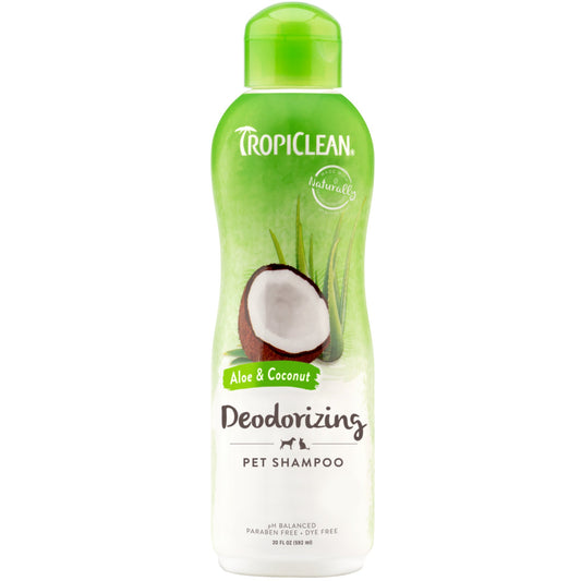 Tropiclean Aloe and Coconut Dog Shampoo (20oz) - Tropiclean - The Family Pet