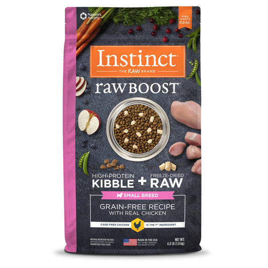 Instinct Raw Boost Adult Small Breed Chicken Dry Dog Food (3.5lb) - Dry Dog Food - The Family Pet