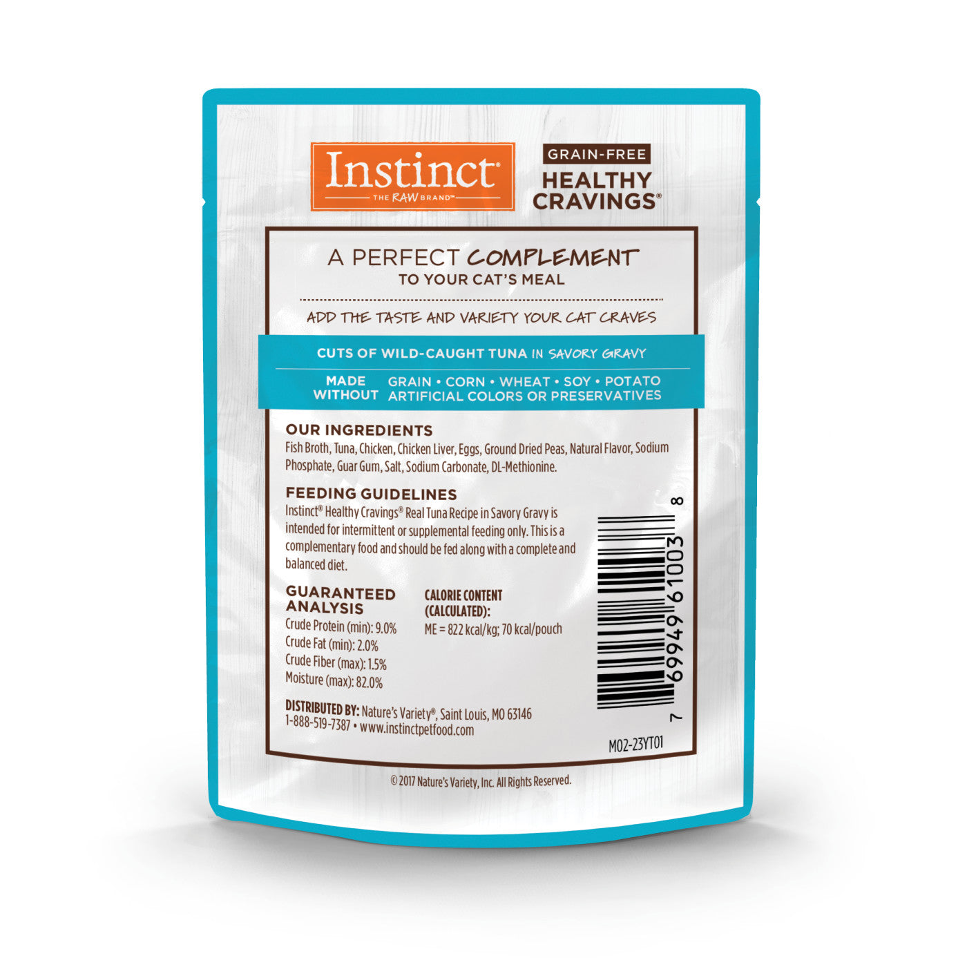 Instinct Healthy Cravings Tuna Cat Food Pouch (3oz)
