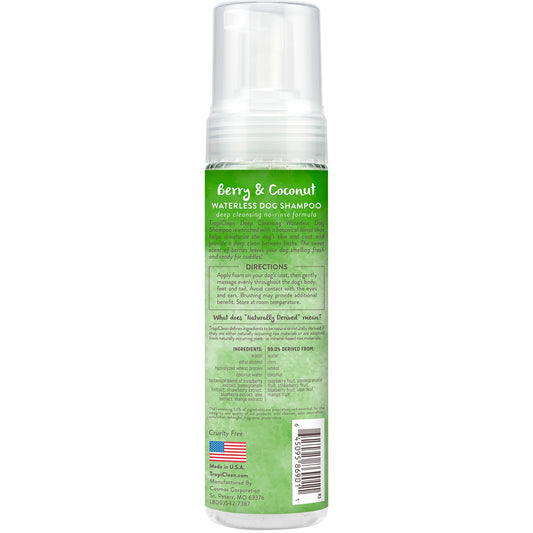 Tropiclean Berry Waterless Dog Shampoo