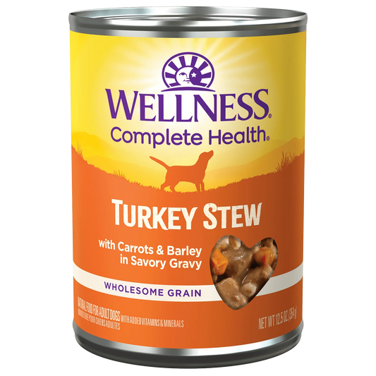 Wellness Adult Turkey Stew Wet Dog Food (12.5oz) - Wet Dog Food - The Family Pet