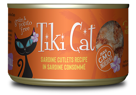Tikicat All Life Stages Tahitian Grill Sardine (2.8oz) - Tikicat Wet Cat Food - The Family Pet