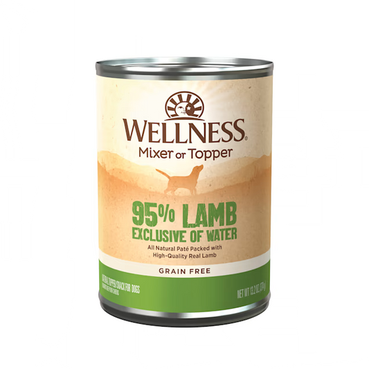 Wellness Adult 95% Lamb Wet Dog Food (13.2oz) - Wet Dog Food - The Family Pet