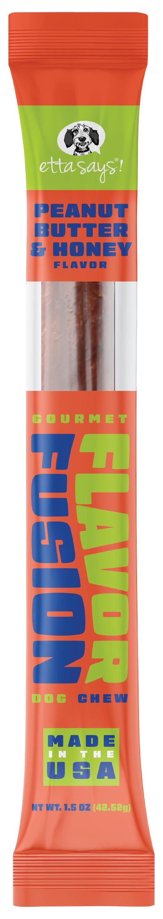 Etta Says Fusion Chew Peanut Butter and Honey Dog Treat (2oz) - Etta Says Dog Treats - The Family Pet