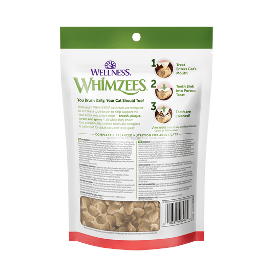 Whimzee Cat Chicken and Salmon Dental Treats (2oz) - Whimzee Cat Dental Cat Treats - The Family Pet