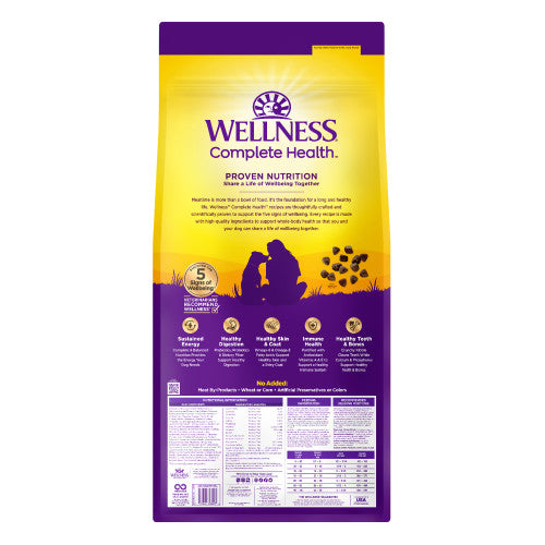 Wellness Complete Health Adult Chicken and Oatmeal Dog Food - Dry Dog Food - The Family Pet