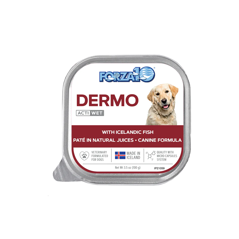 FORZA10 Adult Dermo Icelandic Fish Actiwet Dog Food (3.5oz) - Wet Dog Food - The Family Pet