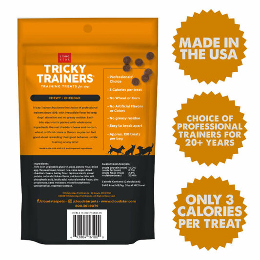 Tricky Trainers Soft and Chewy Cheddar Dog Treats