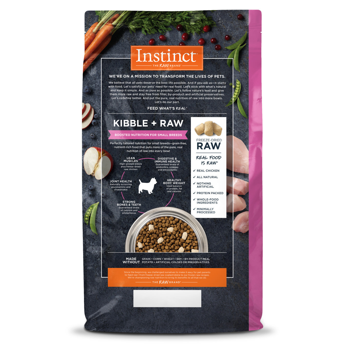 Instinct Raw Boost Adult Small Breed Chicken Dry Dog Food (3.5lb) - Dry Dog Food - The Family Pet