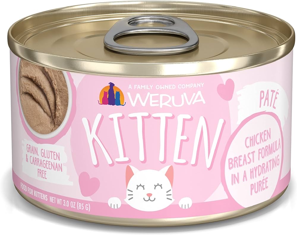 Weruva Kitten Chicken Puree Wet Cat Food (3oz) - Weruva Wet Cat Food - The Family Pet