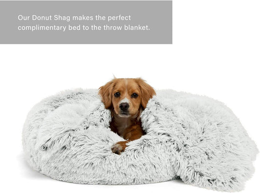 Best Friends by Sheri Blanket Shag Frost 30x40 - Dog Blanket - The Family Pet