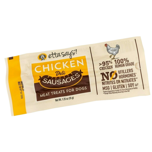 Etta Says Sausage Link Chicken Dog Treat (1.25oz) - Soft Treats - The Family Pet