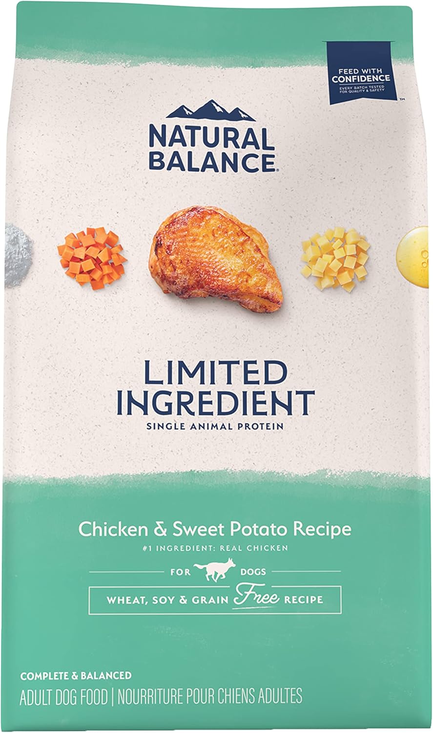 Natural Balance Limited Ingredient Chicken & Sweet Potato Dry Dog Food - Dry Dog Food - The Family Pet