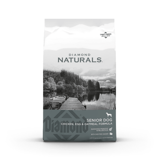 Diamond Naturals Senior Chicken, Egg and Oatmeal Dry Dog Food - Dry Dog Food - The Family Pet