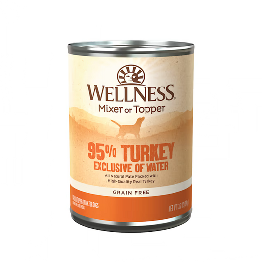 Wellness Adult 95% Turkey Wet Dog Food (13.2oz) - Wet Dog Food - The Family Pet