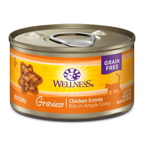 Wellness Complete Health Adult Gravies Chicken Entree Wet Cat Food (3oz) - Wet Cat Food - The Family Pet