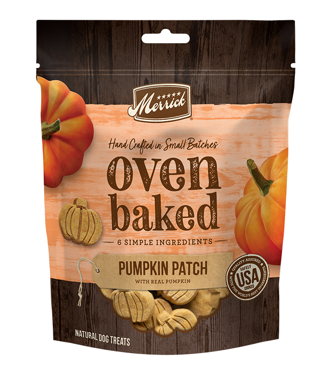 Merrick Oven Baked Pumpkin Patch Dog treats (11oz) - Merrick Dog Treats - The Family Pet