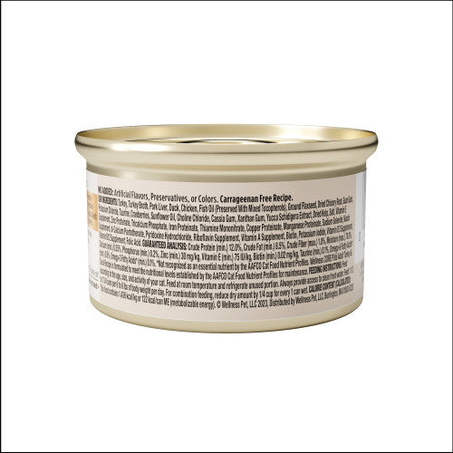 Wellness Core Adult Grain Free Turkey and Duck Pate Wet Cat Food (5.5oz)