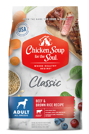 Chicken Soup Adult Beef and Brown Rice Dog Food - Chicken Soup Dry Dog Food - The Family Pet