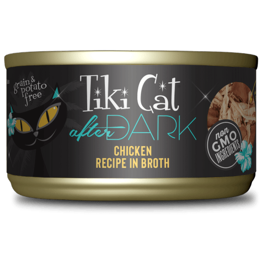 Tikicat Adult After Dark Chicken in Broth (2.8oz) - Wet Cat Food - The Family Pet