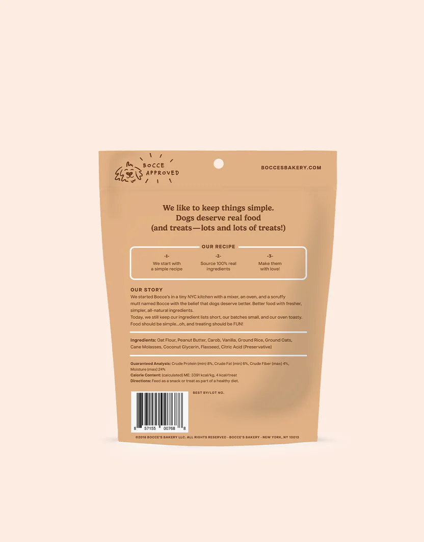 Bocces Training Bites Mud Pie Dog Treats (6oz) - Bocce's Dog Treats - The Family Pet