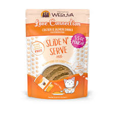 Weruva Adult Slide Love Connection Chicken and Salmon Pate Cat Food (2.8oz) - Wet Cat Food - The Family Pet