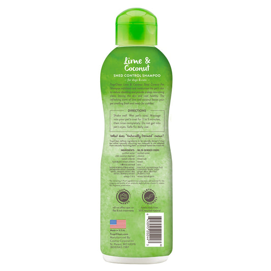 Tropiclean Lime and Coconut Pet Shampoo (20oz) - Tropiclean - The Family Pet