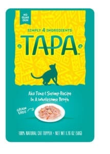 Tapa Tuna and Shrimp Cat Food Toppers (1.76oz) - Cat Food Topper - The Family Pet