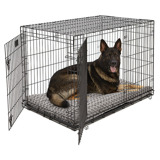 Dog Bed Ombre Swirl Gray 46x29 Fits 48 Inch Crate