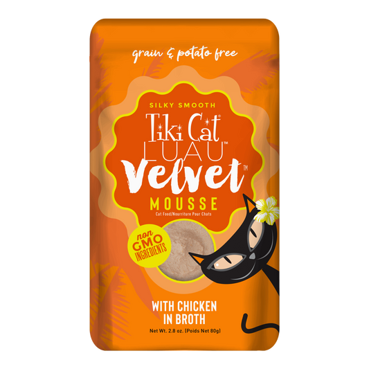 Tikicat Adult Velvet Mousse Chicken (2.8oz) - Tikicat Wet Cat Food - The Family Pet